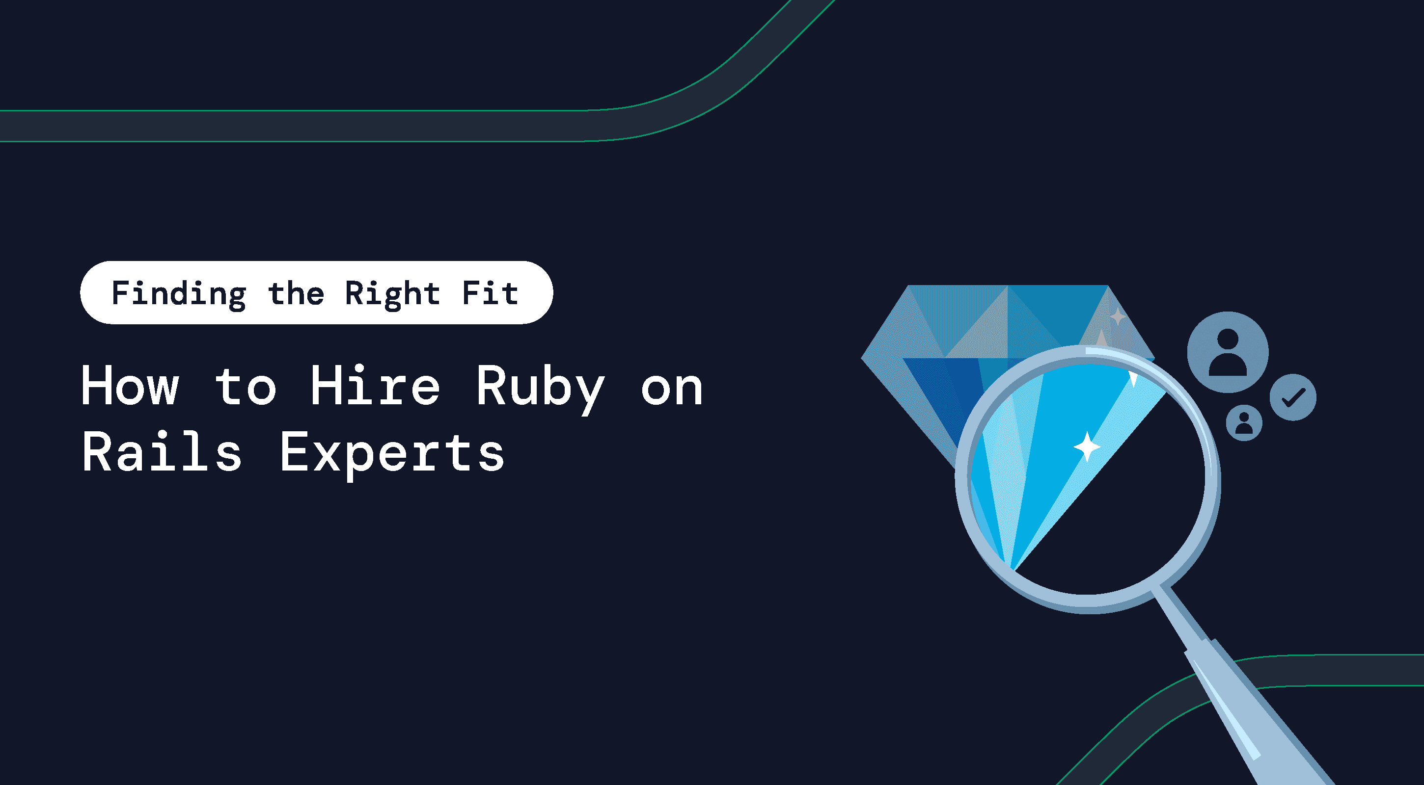 A lens magnifying Blue Ruby Gem 